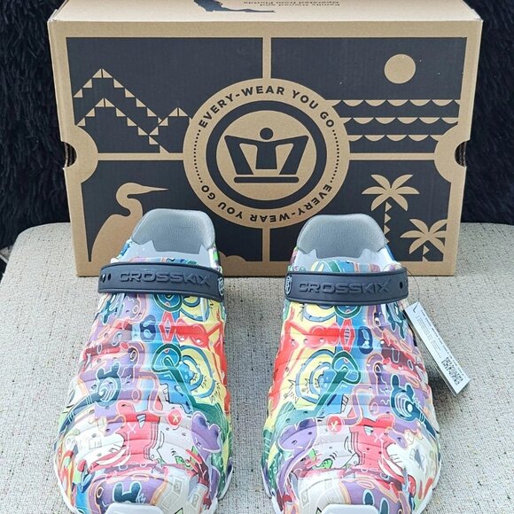 Crosskix Men Shoes Multi Color Water Proof Sneaker Size 12 With Box NWT - Picture 7 of 12